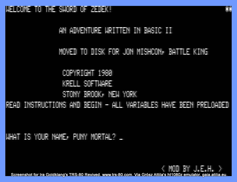 Screen shot